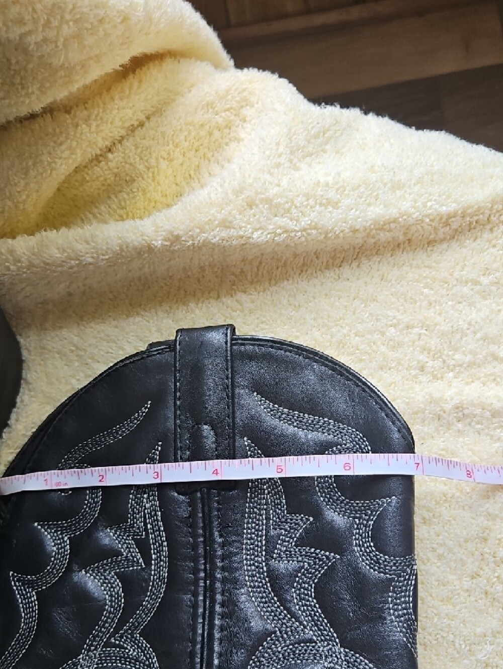 Laredo Black Leather Womans Western Cowboy Boots - Picture 9 of 11